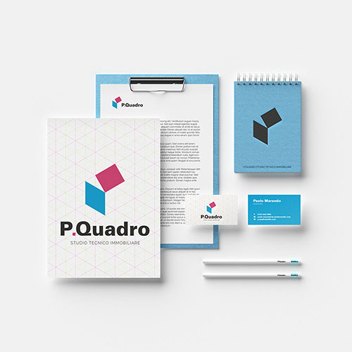 P. Quadro Studio Logo